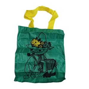 One Moomin green shopping reusable tote bag